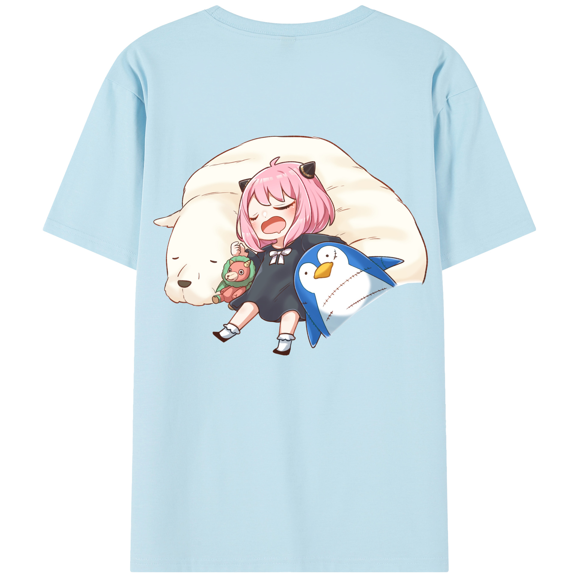 （画像用） SPY×FAMILY间谍家家酒 綿100％半袖Tシャツ（背面プリント）